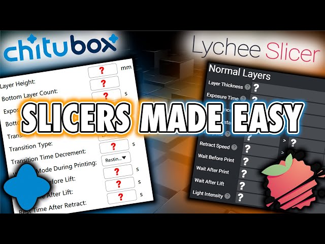 HOW TO - All Chitubox & Lychee settings compared - Printing Slicer Settings Explained