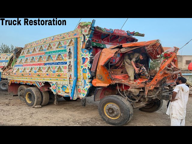 The Truck was Completely Destroyed in a Dangerous Accident // Now Repairing from Start
