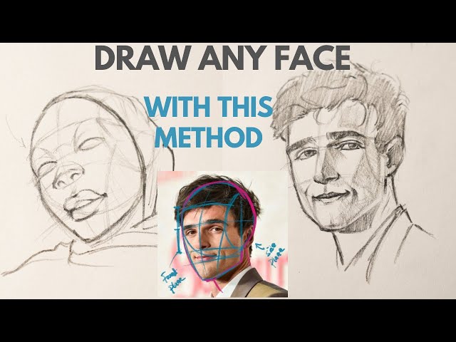 How to draw ANY FACE with the Loomis Method