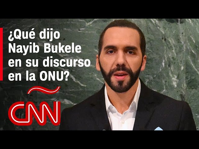 Nayib Bukele en la ONU: La libertad es algo por lo que aún luchamos en nuestro país, en El Salvador