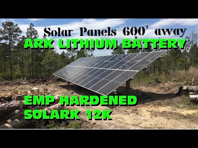Solark 12k ground mount w/Ark Lithium