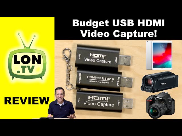 Turn any Camera into a Webcam on the Cheap! USB HDMI Video Capture Cards Review