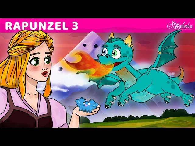 Rapunzel Series Episode 3 - Baby Dragon - Fairy Tales and Bedtime Stories For Kids in English