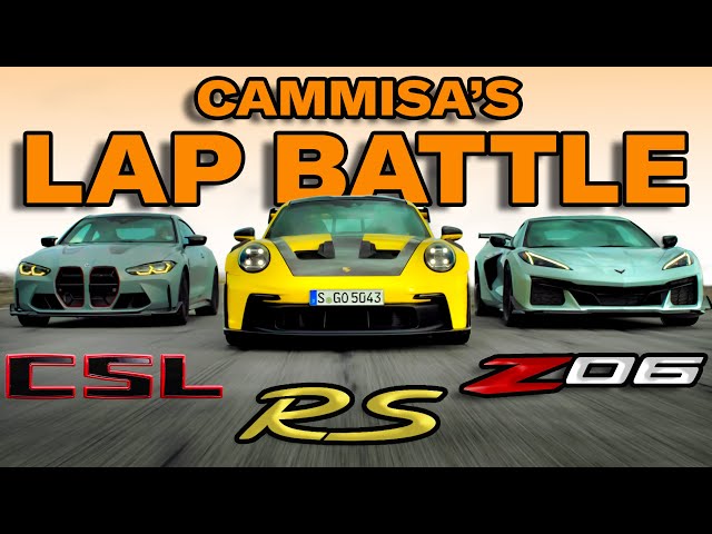 EXCLUSIVE 992 GT3 RS vs Corvette Z06 vs BMW M4 CSL w/ Randy Pobst — Cammisa’s Ultimate Lap Battle