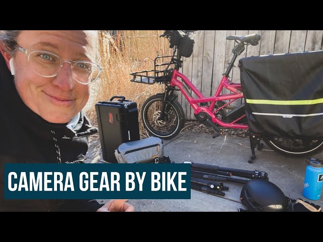 Carrying Camera Gear By Cargo Bike - My electric bike for solo content creation