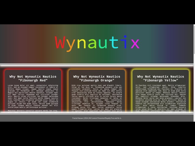 Wynautix Demo Day 1