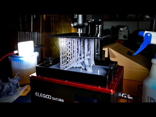 Tested: ResinLapse 3D Printing on Elegoo Saturn!