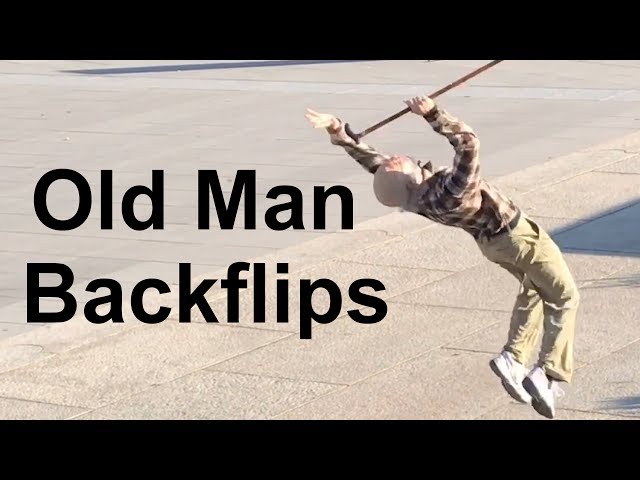 Old Man #BackflipChallenge