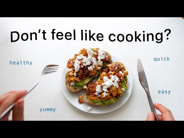 Healthy Meals for Stressful Days! (easy & satisfying)