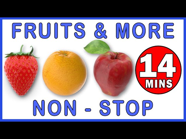 Learn Fruits Name in English | Family Fun Preschool Educational Video | Fruits Learning and Playing