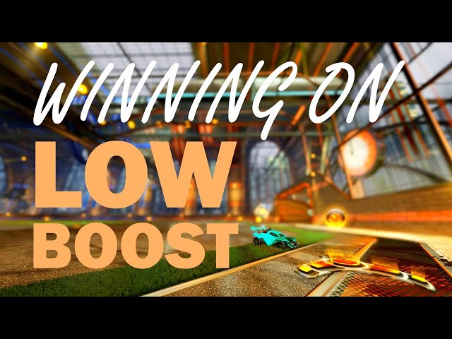 6 Ways to WIN on LOW BOOST in Rocket League