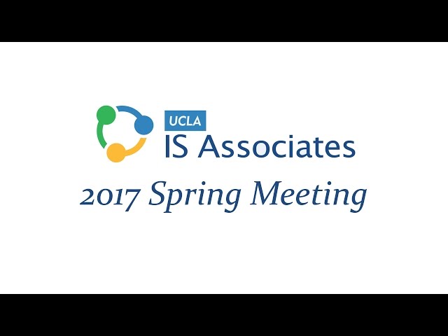 2017 IS Associates Spring Meeting