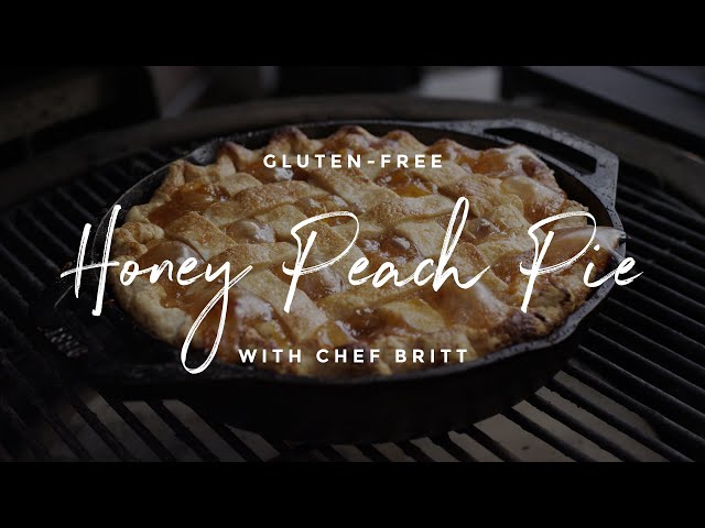 Gluten Free Honey Peach Pie