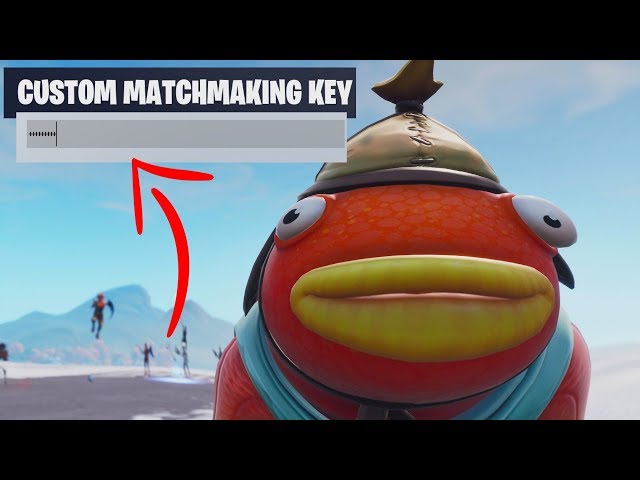 fortnite gave me a custom matchmaking key... (this will be toxic)
