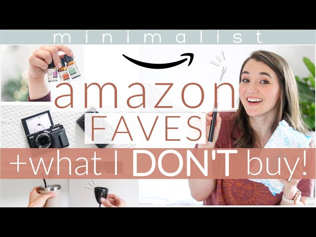 *New* MINIMALIST AMAZON FAVORITES (+ what I DON'T buy there!) | Prime Day 2021 | Amazon Must Haves