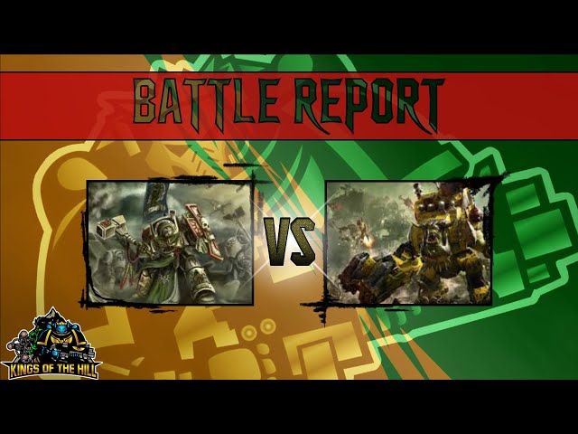Dark Angels VS. Orks  2000 Pts - Competitive Batrep - Warhammer 40k