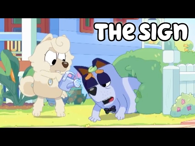 Bluey The Sign TOP 10 FUNNY MOMENTS (Classic Stripe)