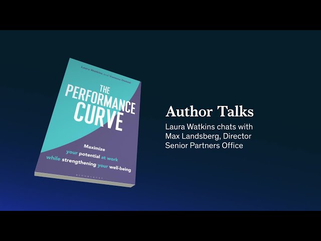 Author Talks: Get on the performance curve