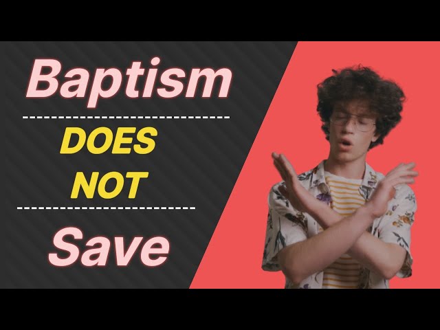 Water Baptism DOES NOT Save - Explaining 1 Peter 3:20-21