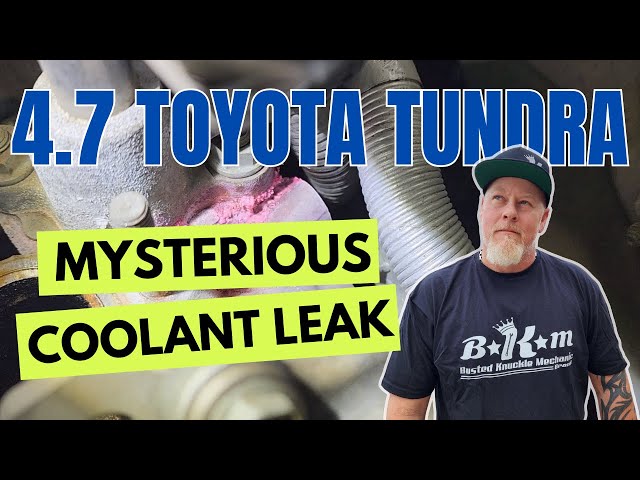 4.7 Toyota Coolant Leak Under Intake Manifold