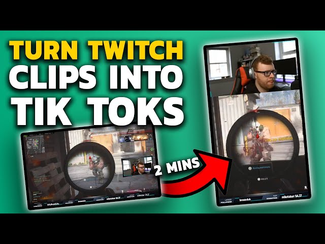 HOW TO EDIT TWITCH CLIPS FOR TIK TOK! 2 MINS PER VIDEO