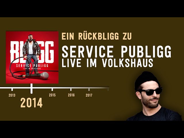 "Service Publigg - Live Im Volkshaus" ist mein erstes Live Album | RÜCKBLIGG #12