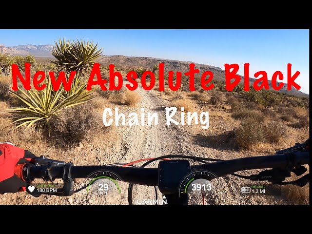 New Absolute Black  Oval Chainring 34T First Ride - Trek Fuel EX -  New Stava PR - Interval Training