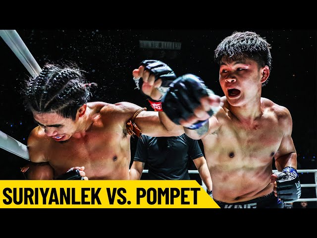 Trading Knockdowns 🥊🤯 Suriyanlek vs. Pompet | Muay Thai Full Fight