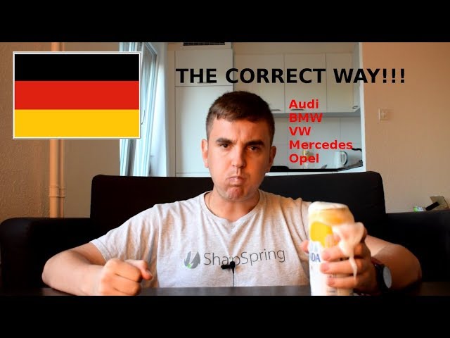 How to pronounce German Car Names