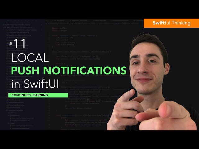 How to schedule local Push Notifications in SwiftUI | Continued Learning #11