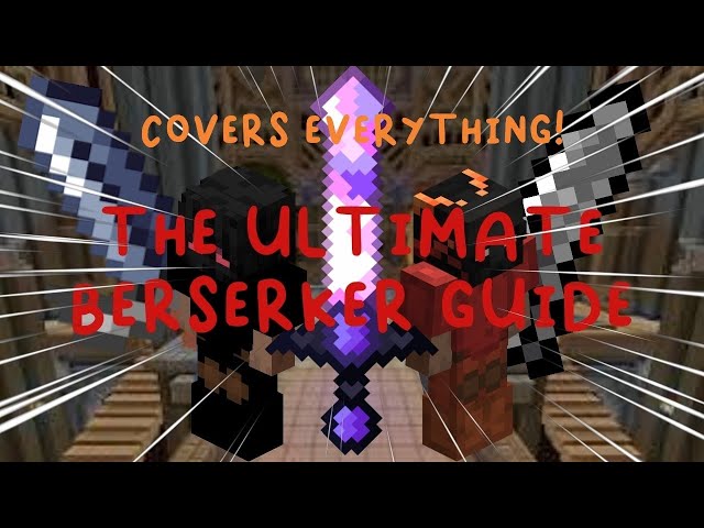 The ONLY BERSERK progression guide you need | Hypixel Skyblock
