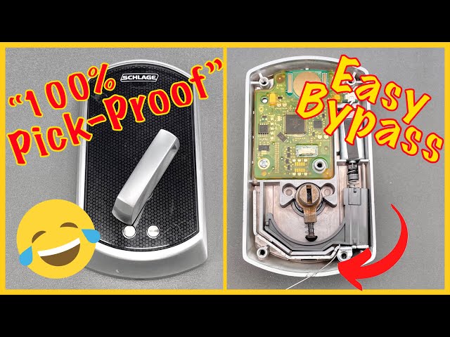 [1514] Schlage’s “100% Pick-Proof” Smart Lock (LOL)