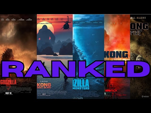 All Godzilla and Kong Monsterverse Movies Ranked (w/ Godzilla X Kong: The New Empire)