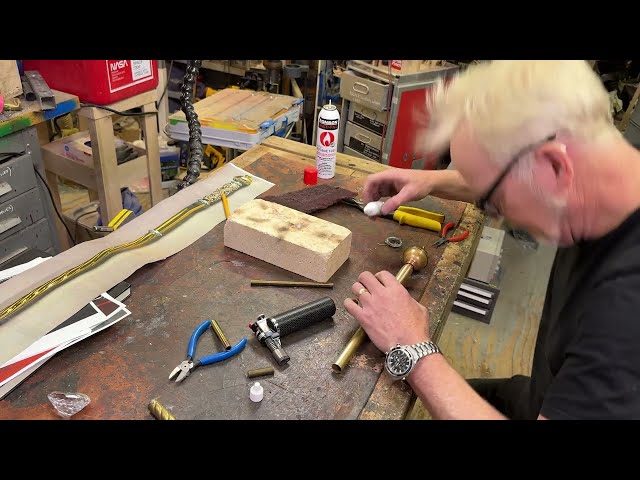Adam Savage in Real Time: Soldering the Sovereign's Sceptre