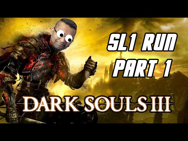 Dark Souls 3 - SL1 Playthrough Part 1 'The Rage Begins' (PS5)