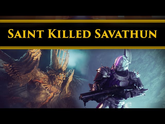 Destiny 2 Lore - Wait... Did Saint 14 just kill Savathun?!