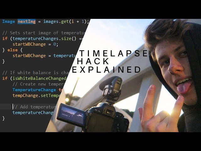 Coding a Timelapse Plugin for Photoshop | Image Processing Hack