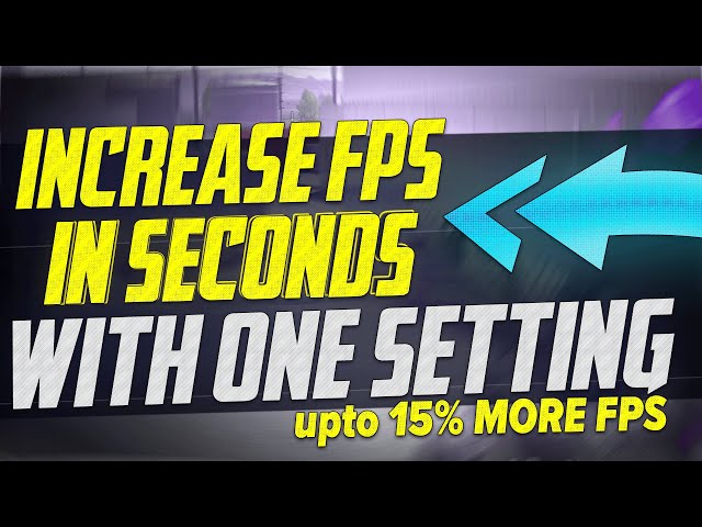 How to get MORE FPS in MOST GAMES by turning OFF this Windows setting