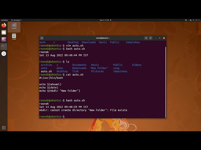 Script to Automate Linux Commands