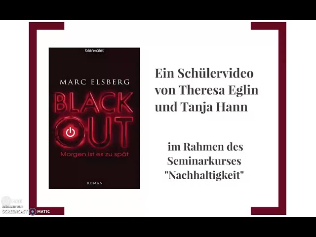 Marc Elsberg: Blackout (Video-Buchbesprechung)