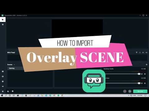 HOW TO IMPORT or EXPORT SREAMLABS OBS OVERLAY SCENE & COPY TO ANOTHER ACCOUNT