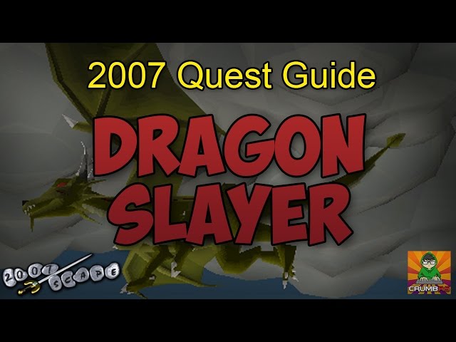 Runescape 2007 Dragon Slayer Quest Guide