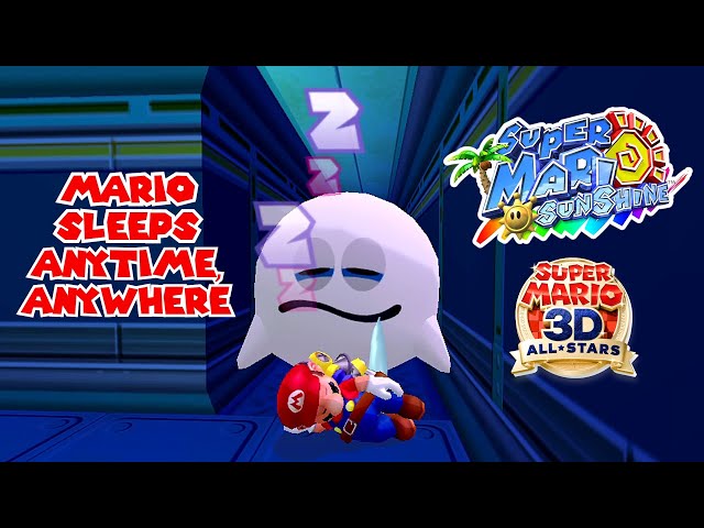 15 Comfy Sleeping Spots (Part 2) - Super Mario Sunshine | 3D All-Stars