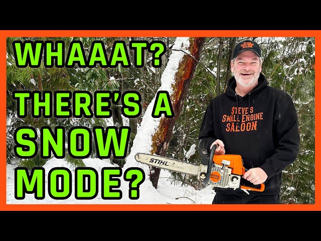 Only 1 in 5000 People Know This Winter CHAINSAW TRICK!  (DO YOU?)