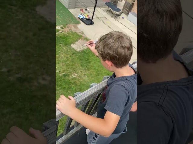 Balcony Bullseye Trick Shot!