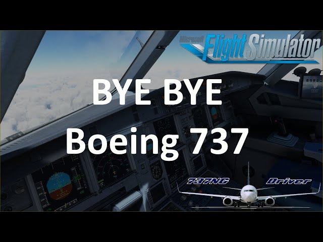 BYE BYE BOEING 737