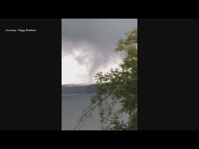 Lake Murray, South Carolina tornado: raw video