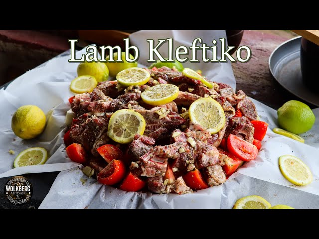 Greek Lamb Kleftiko Cooked in a Thunderstorm | Roasted Lamb & Potatoes Wrapped in Parchment Recipe