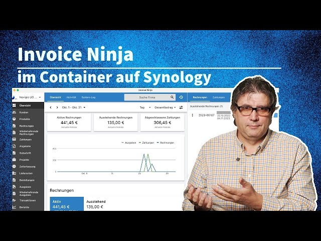 Invoice Ninja auf Synology unter Docker installieren - Schritt-für-Schritt Anleitung und Test
