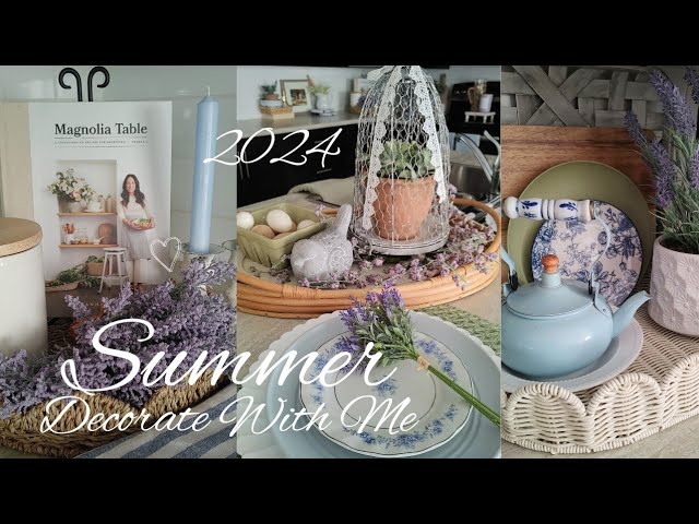 🌼NEW🌼2024 SUMMER/SPRING DECORATE WITH ME🌱 DECORATE MY KITCHEN FOR SUMMER🌱FARMHOUSE COTTAGE DECOR🌱🌼